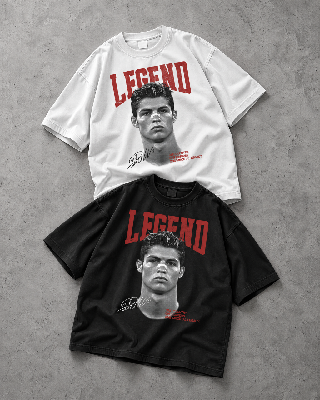 CR7 RESPECT LEGEND OVERSIZED T-SHIRT