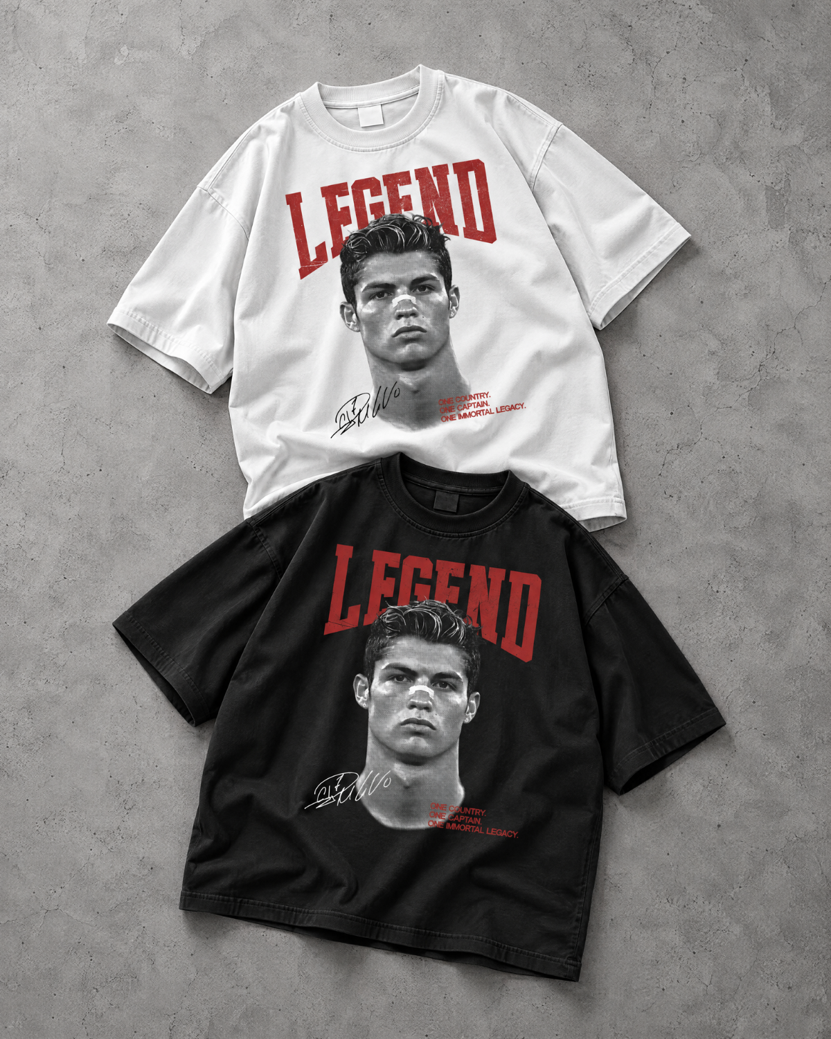 CR7 RESPECT LEGEND OVERSIZED T-SHIRT