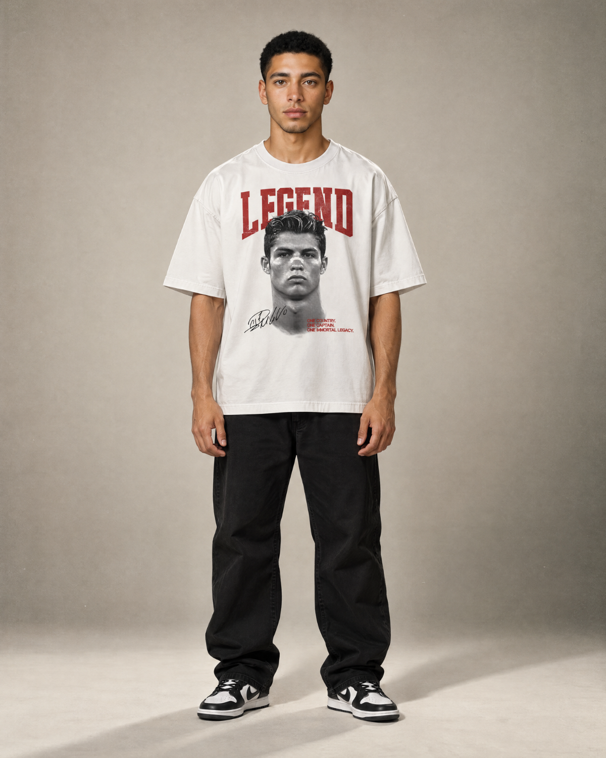 CR7 RESPECT LEGEND OVERSIZED T-SHIRT