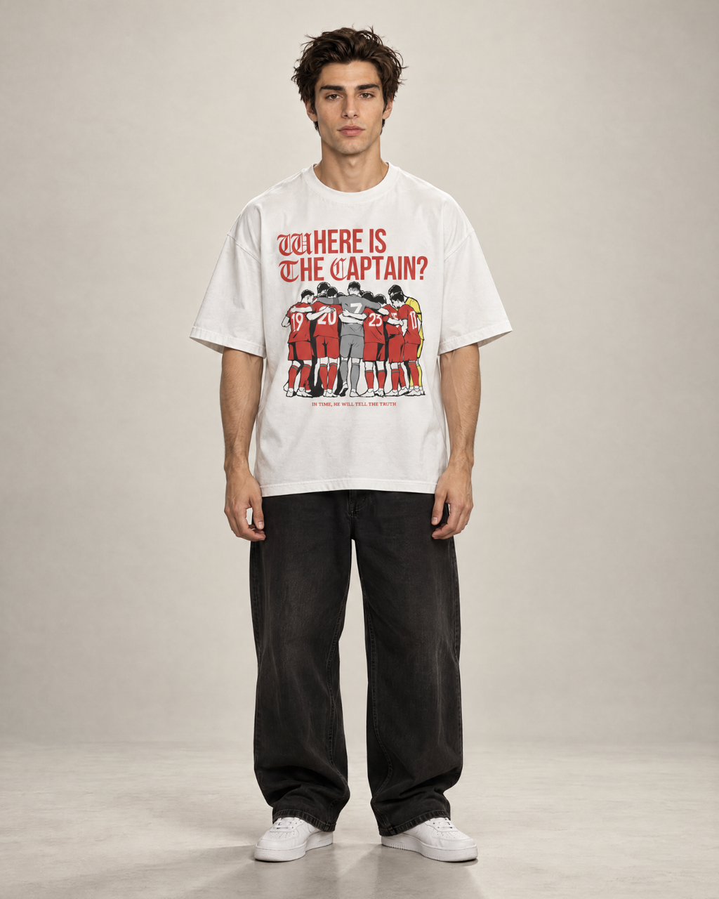 WHERE IS THE CAPTAIN OVERSIZED T-SHIRT