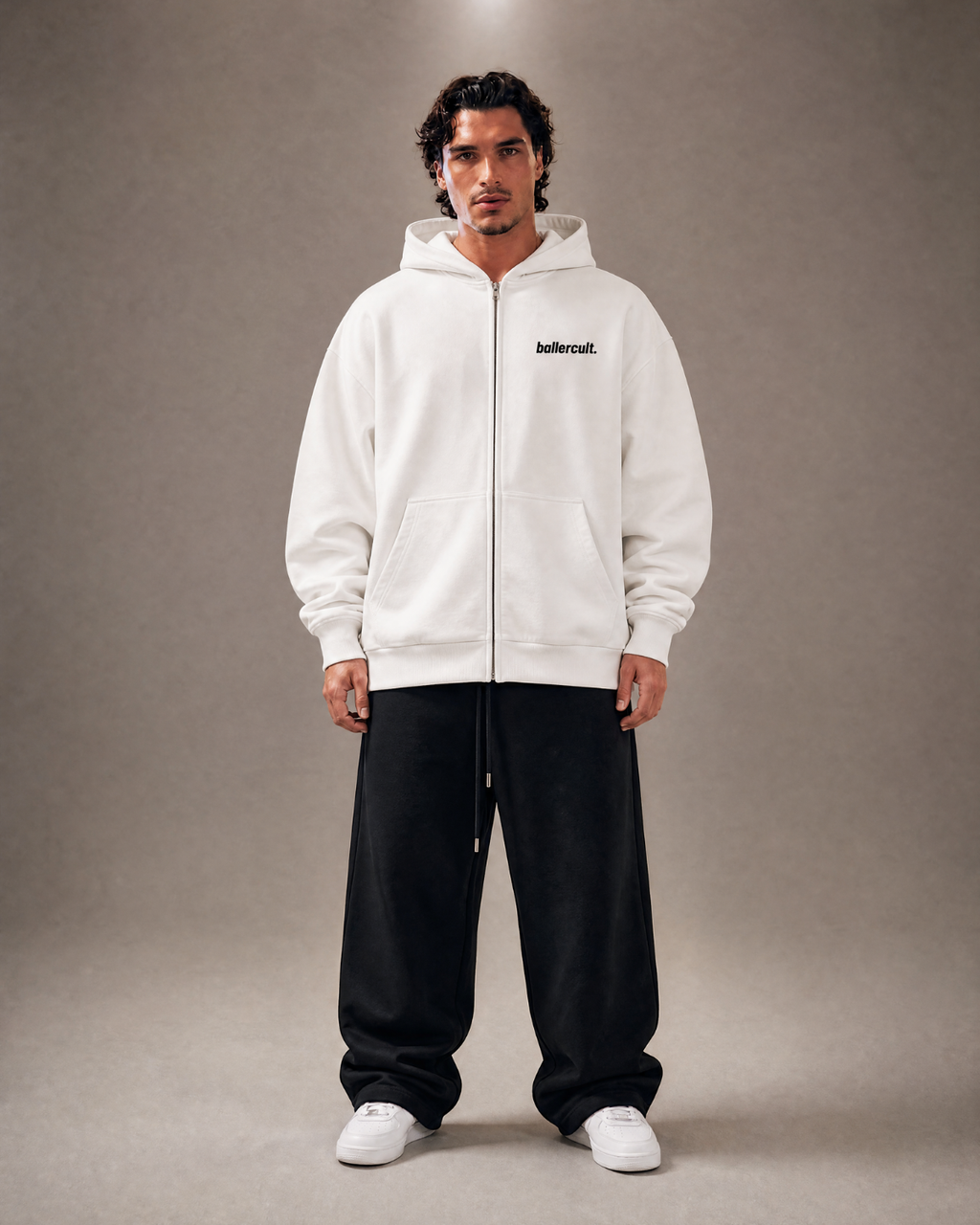 Oversized Zipper Hoodie Zidane