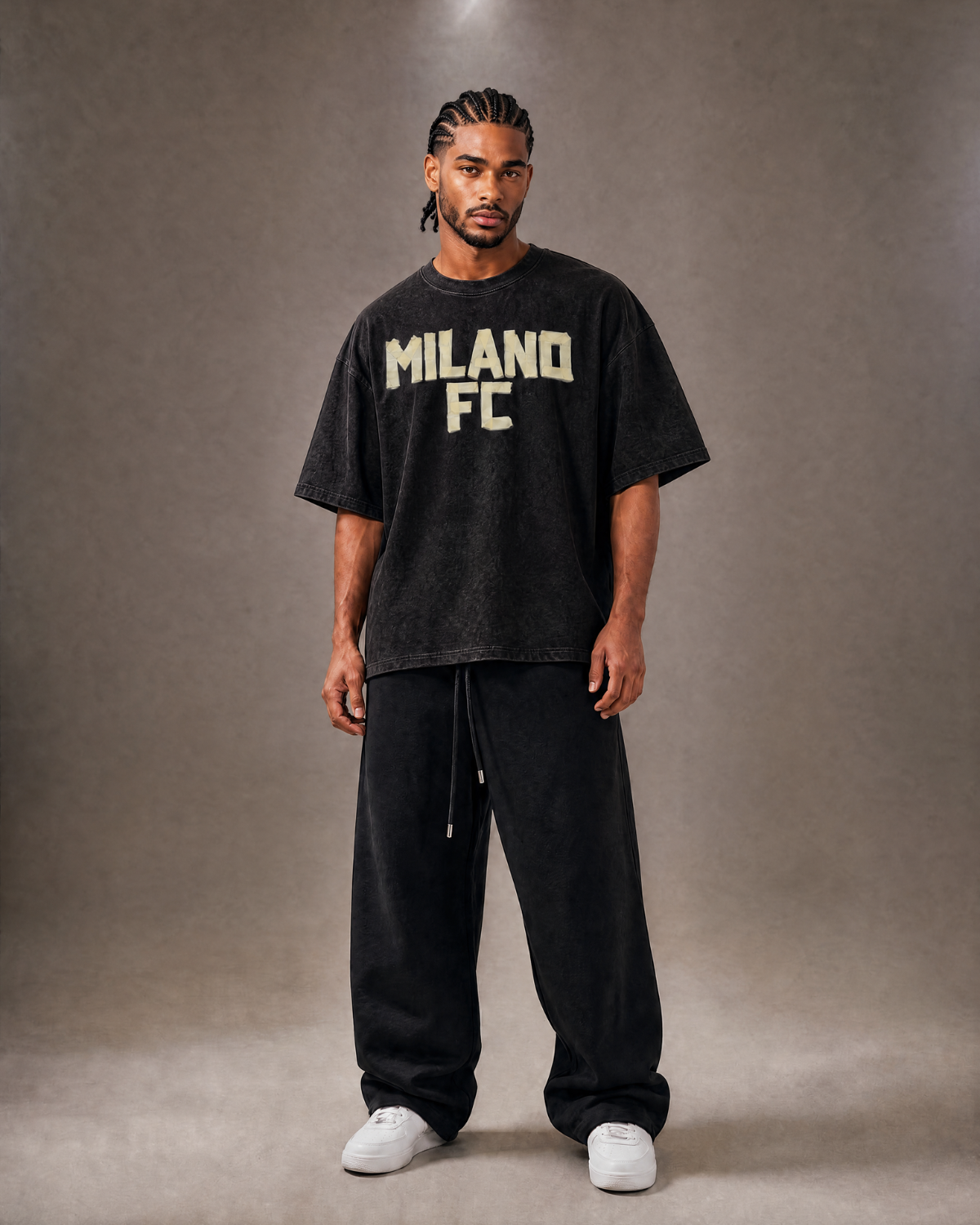 Oversized Washed Shirt Milan Tape