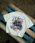 Oversize T-Shirt Logo für schwarz