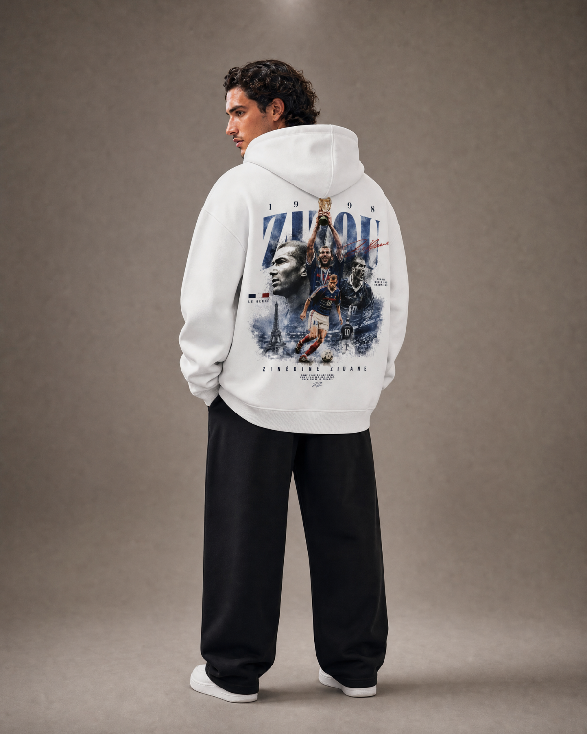 Oversized Zipper Hoodie Zidane