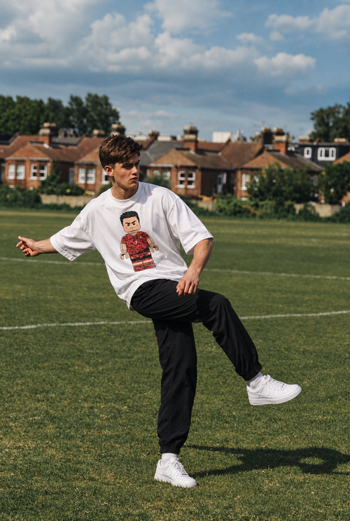 CHRISTIANO RONALDO TOY FIGURE OVERSIZED SHIRT